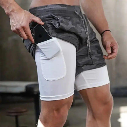 2025 Men’s Running Shorts 2 - In - 1 - SnapBags