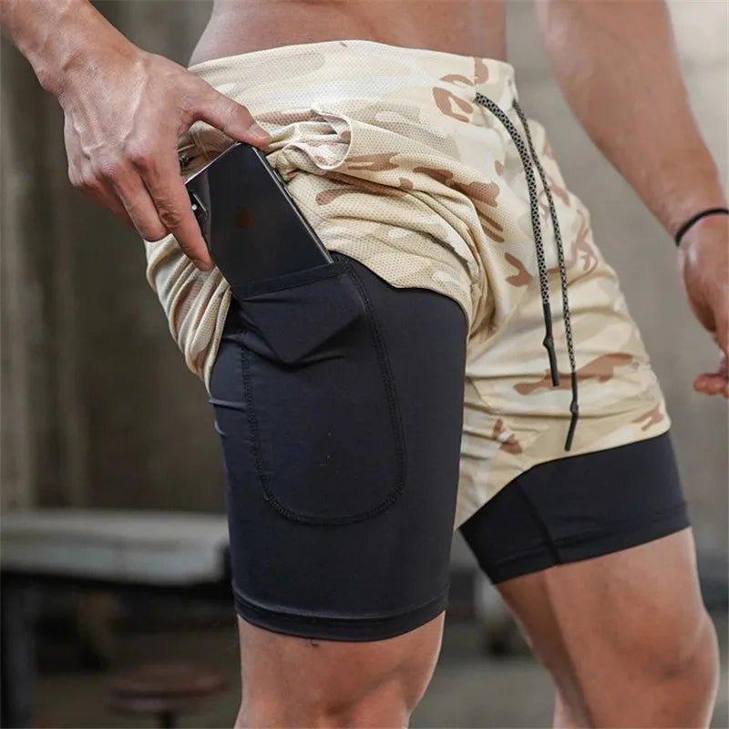 2025 Men’s Running Shorts 2 - In - 1 - SnapBags