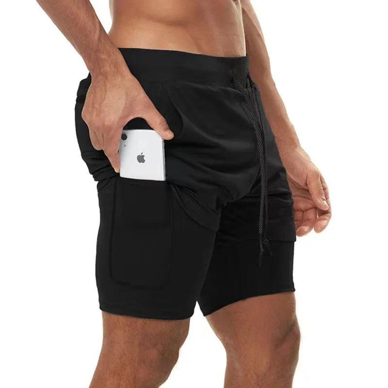 2025 Men’s Running Shorts 2 - In - 1 - SnapBags